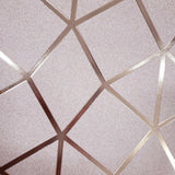 WM4256101 Geometric trellis pink gold metallic Wallpaper
