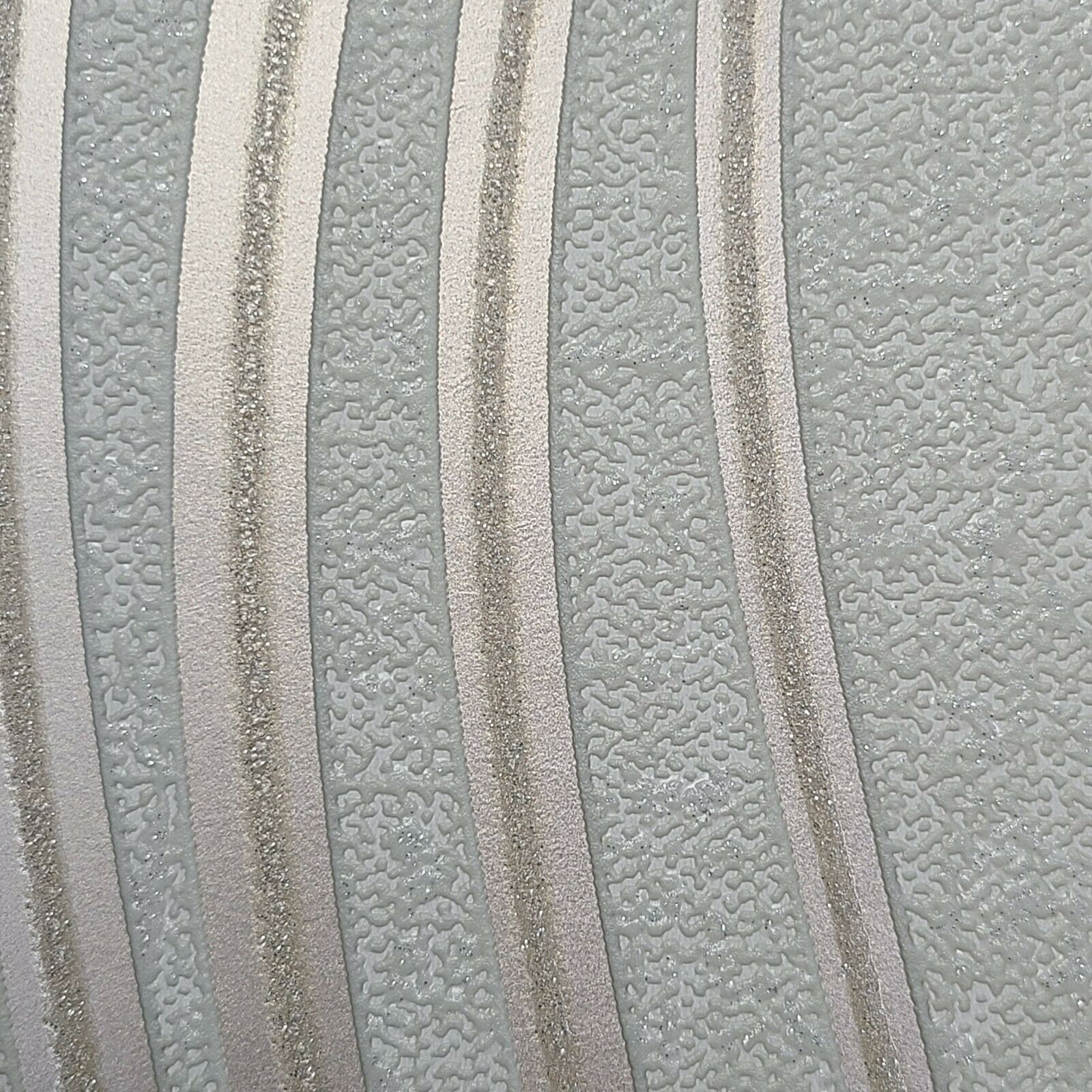 WM4256901 Geometric wave lines off white bronze Wallpaper
