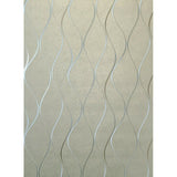 WM620140601 Textured white Wavy lines Wave brass gold Wallpaper 