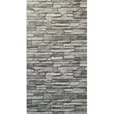 WM95833101 Grayish brown Textured faux flat Stone Wallpaper