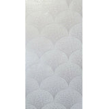 WMBA22004101 Pearl Cream off White faux Scale mosaic tiles Wallpaper