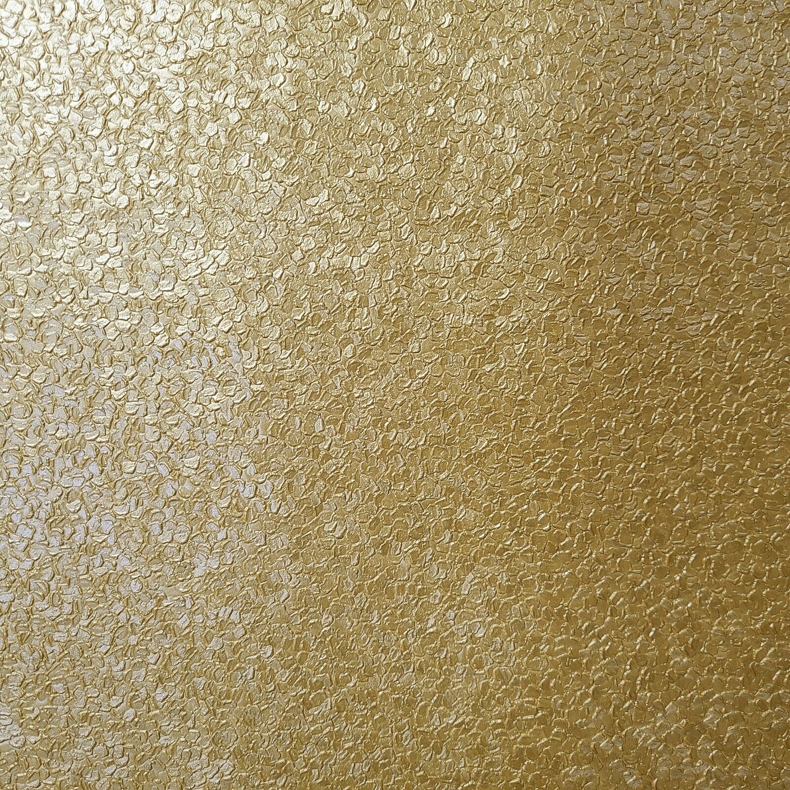 WMBA22005601 Gold plain faux mica stone textured Wallpaper 