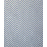 WMBA22009401 Blue silver gold metallic faux fabric textured chevron Wallpaper