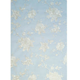 WMBL1005201 Floral Pastel blue beige cream Gold flowers Wallpaper