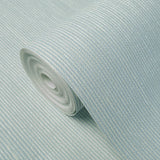 WMBL1006201 Baby blue white plain faux fabric Wallpaper