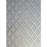 WMDE12002401 Gray bronze gold geometric faux fabric trellis Wallpaper