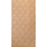 WMDE12006501 Orange gold geometric faux fabric textured triangle Wallpaper