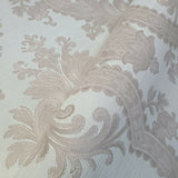 WMJC1007301 Victorian Gray turquois baby blue cream damask Wallpaper