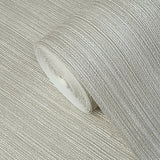 WMJC1008201 Striped Taupe tan damask faux fabric Wallpaper