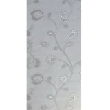WMJM1004501 Gray Silver metallic paisley floral tree leaves Wallpaper