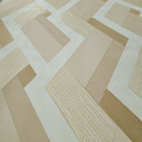 WMJM1006701 Beige tan gold metallic abstract stripes 3D Wallpaper
