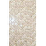 WMNF23208301 Peach cream Moroccan trellis faux tiles Wallpaper