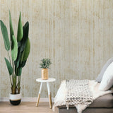 WMNF23209301 Rust beige gold plain faux plaster Wallpaper