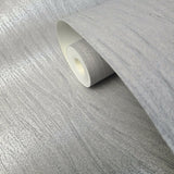 WMSD50311601 Industrial plain foil gray silver rustic distressed Wallpaper