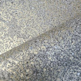 WMSR21010401 Faux Mica vermiculite stone gray gold damask Wallpaper