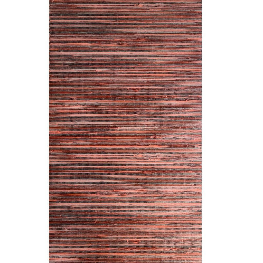 WMSR21031101 Faux grasscloth orange bronze brown gold Wallpaper