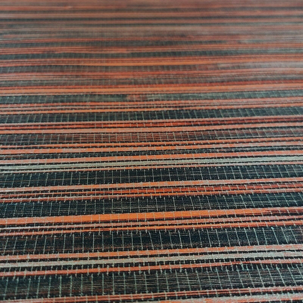 WMSR21031101 Faux grasscloth orange bronze brown gold Wallpaper