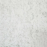 WMSR21040101 Faux Cork white silver metallic textured 3D Wallpaper 