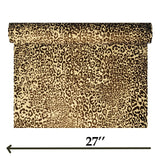 115006 Wallpaper brown gold Metallic Textured Flocked velvet 3D