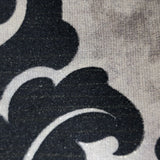 235001 Wallpaper flocking brown taupe black Victorian velvet large damask rolls