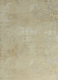 M1265 Worn Vintage yellow Gold silver metallic faux plaster textured Wallpaper