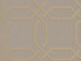 Z21106 Modern Geometric Trellis textured Taupe Gold metallic Wallpaper 