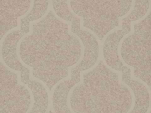 Z21129 Geometric Yellow beige Moroccan textured trellis pattern 3d Wallpaper 