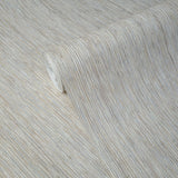 Z21818 Beige tan gray cream stria lines faux fabric texture plain Wallpaper