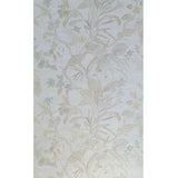 Z21833 Floral plants Neutral beige green faux fabric Wallpaper