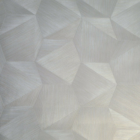 Z21846 Beige gold Tan hexagon triangles faux grasscloth 3D illusion Wallpaper