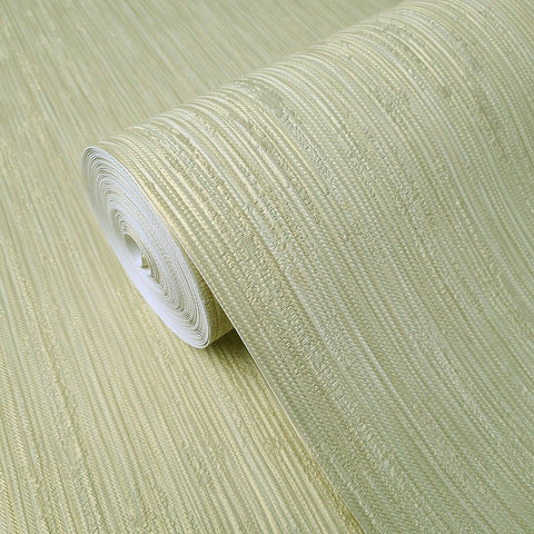 Z21854 Yellow gold metallic stria lines faux fabric plain Wallpaper 