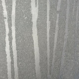 Z254 Zebra Lines Glassbeads Sparkle Glitter Gray Silver Wallpaper