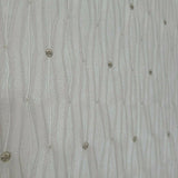 Z2952 Zambaiti Off white gold dots diamond faux fabric textured Wallpaper