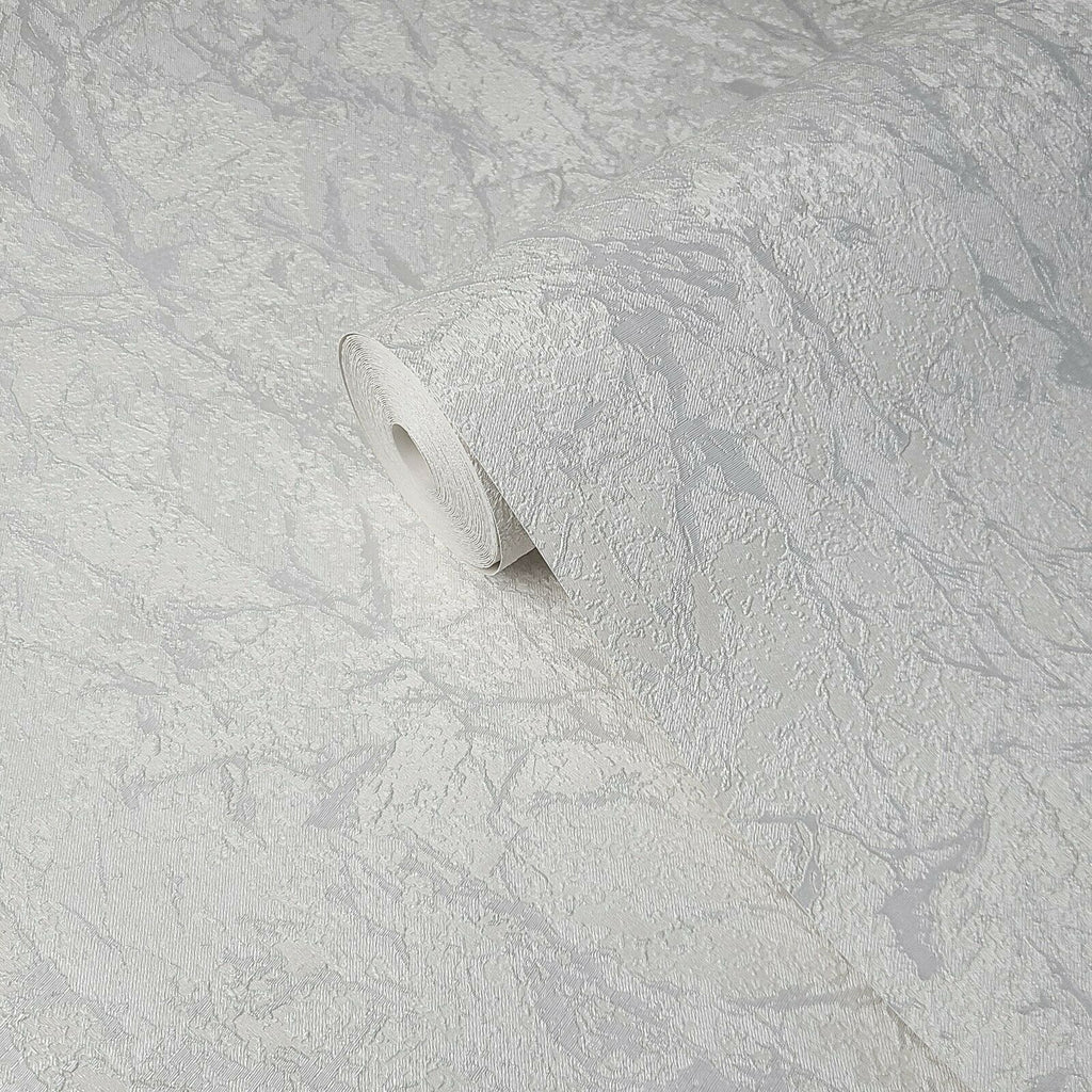 Z3402 Embossed Ivory Off white faux plaster textured Wallpaper ...