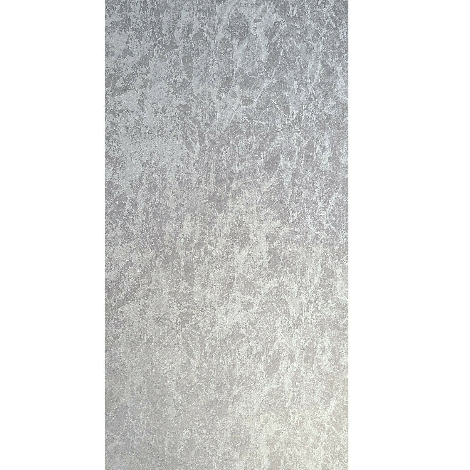Z3407 Zambaiti Gray Silver metallic faux plaster stone Wallpaper