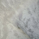 Z3407 Zambaiti Gray Silver metallic faux plaster stone Wallpaper 