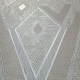 Z3421 Zambaiti Geometrical diamonds Beige Silver wood textured Wallpaper