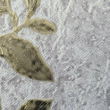 Z3451 Floral Gray Silver Bronze gold birds Wallpaper