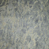 Z3453 Grayish Blue Gold faux plaster textured Wallpaper