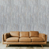 Z41228 Zambaiti Industrial Gray Brown Rusted faux plaster textured wallpaper