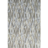Z44529 Zambaiti Bronze gray gold metallic geometric triangles textured Wallpaper