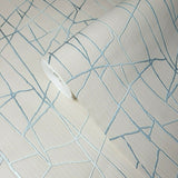 Z44549 Zambaiti Modern beige tan cream blue metallic Textured lines wallpaper