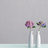 Z44666 Lilac pearl pink silver metallic glitter vertical Textured lines wallpaper