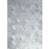 Z44810 Lamborghini Hexagon gray silver metallic fabric textured Wallpaper