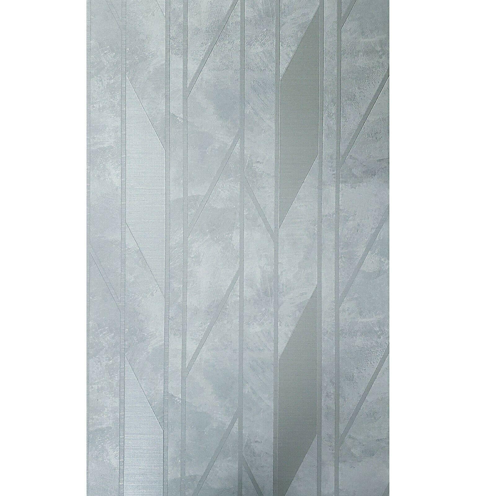 眞壁ページ Z44817 Lamborghini Gray & blue silver metallic lines faux concrete