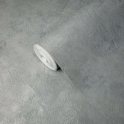 Z44819 Lamborghini Plain Gray blue hue metallic faux concrete plaster Wallpaper - wallcoveringsmart