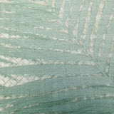 Z44855 Zambaiti Floral Tropical Palm Leaves Mint Green cream metallic Wallpaper