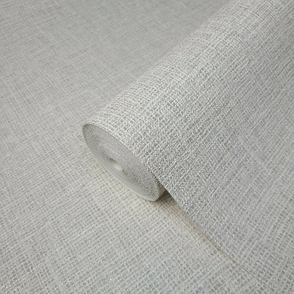 Z44914 Zambaiti Gray of white faux Sackcloth fabric textured