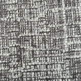 Z44953 Black White Gray faux fabric textured lines plain Wallpaper
