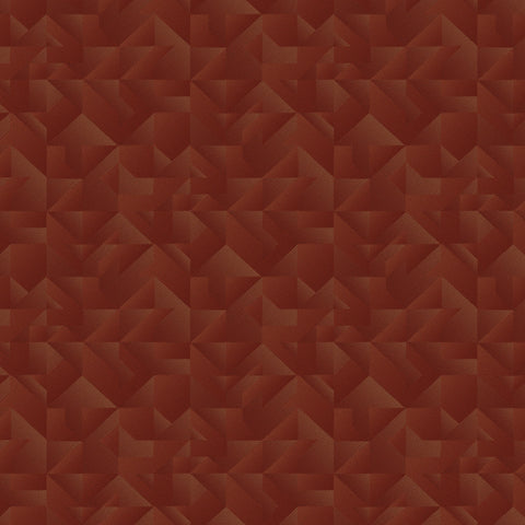 Z54538 Fuksas Geometric Burgundy Contemporary Wallpaper 3D
